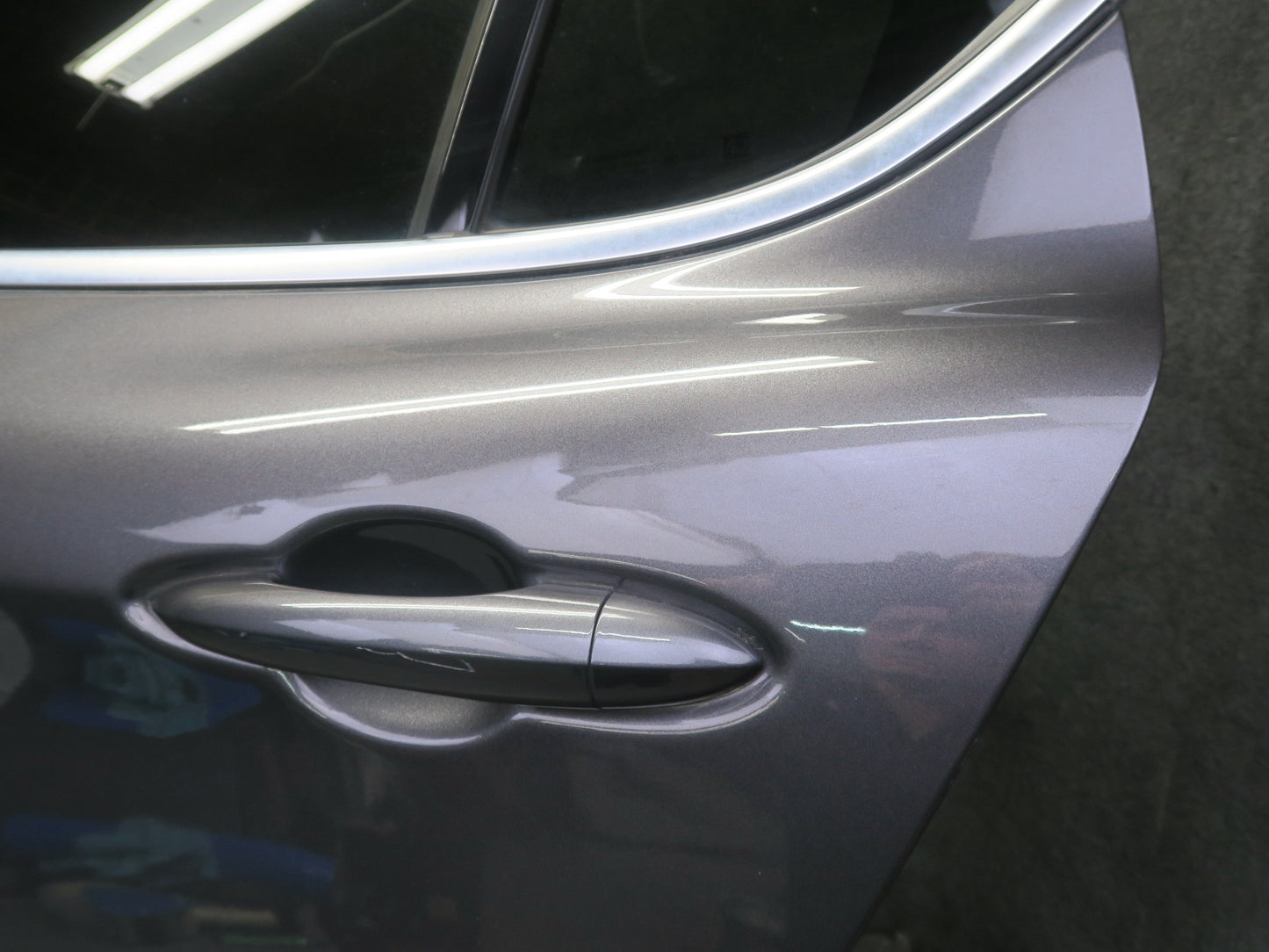 2017-2023 Alfa Romeo Stelvio Rear Left Side Door Shell Panel W/ Glass Gray