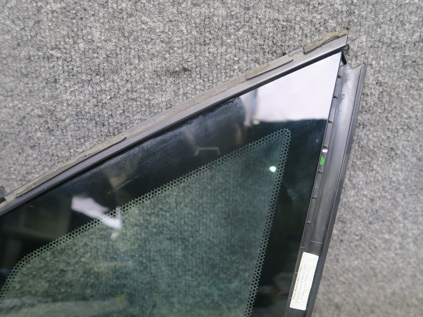 2016-2019 Tesla Model S 75D Rear Right Pass Side Quarter Window Glass