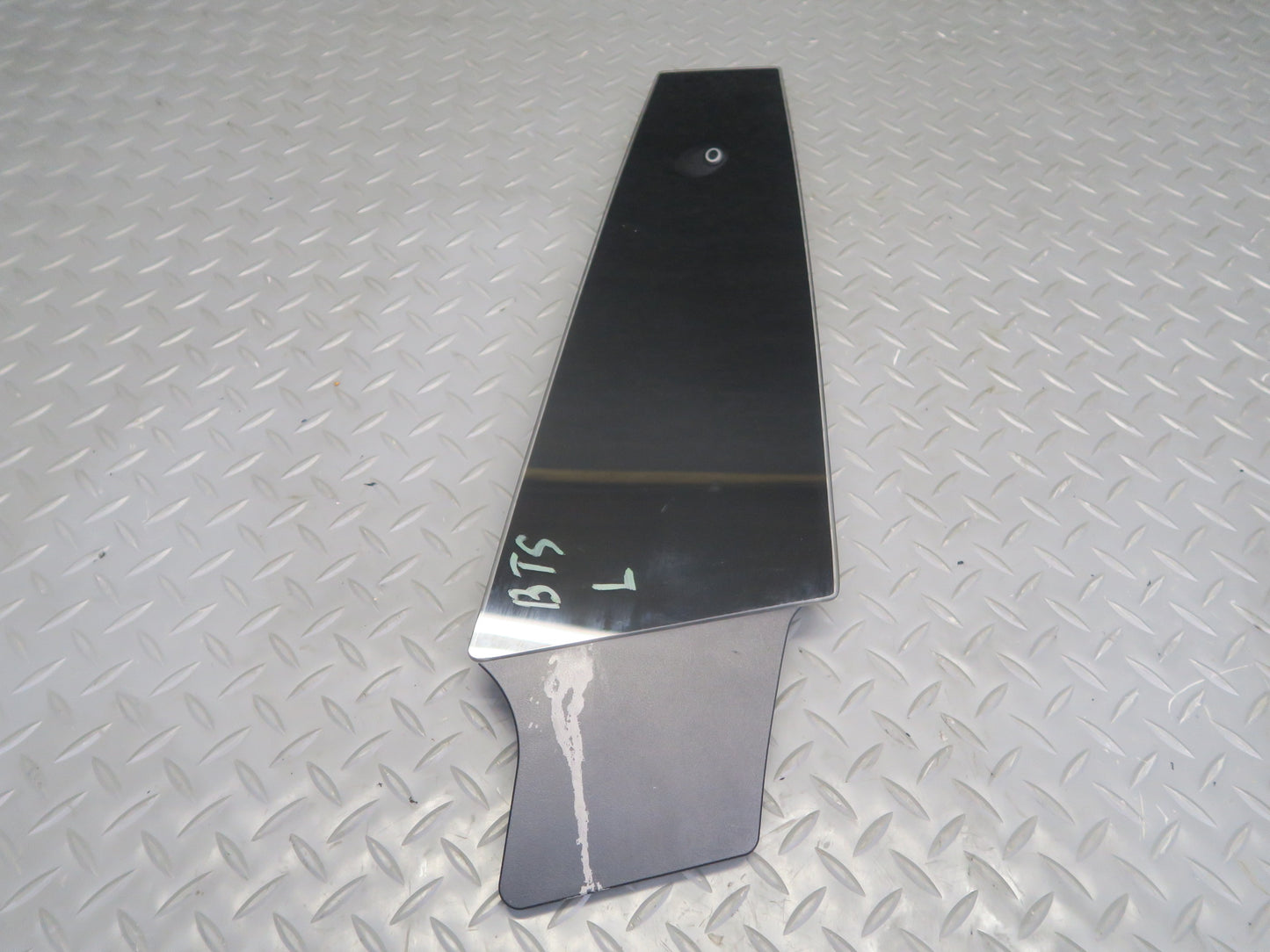 2016-2019 Tesla Model S 75D Left Driver Side B-pillar Glass Applique W/ Camera