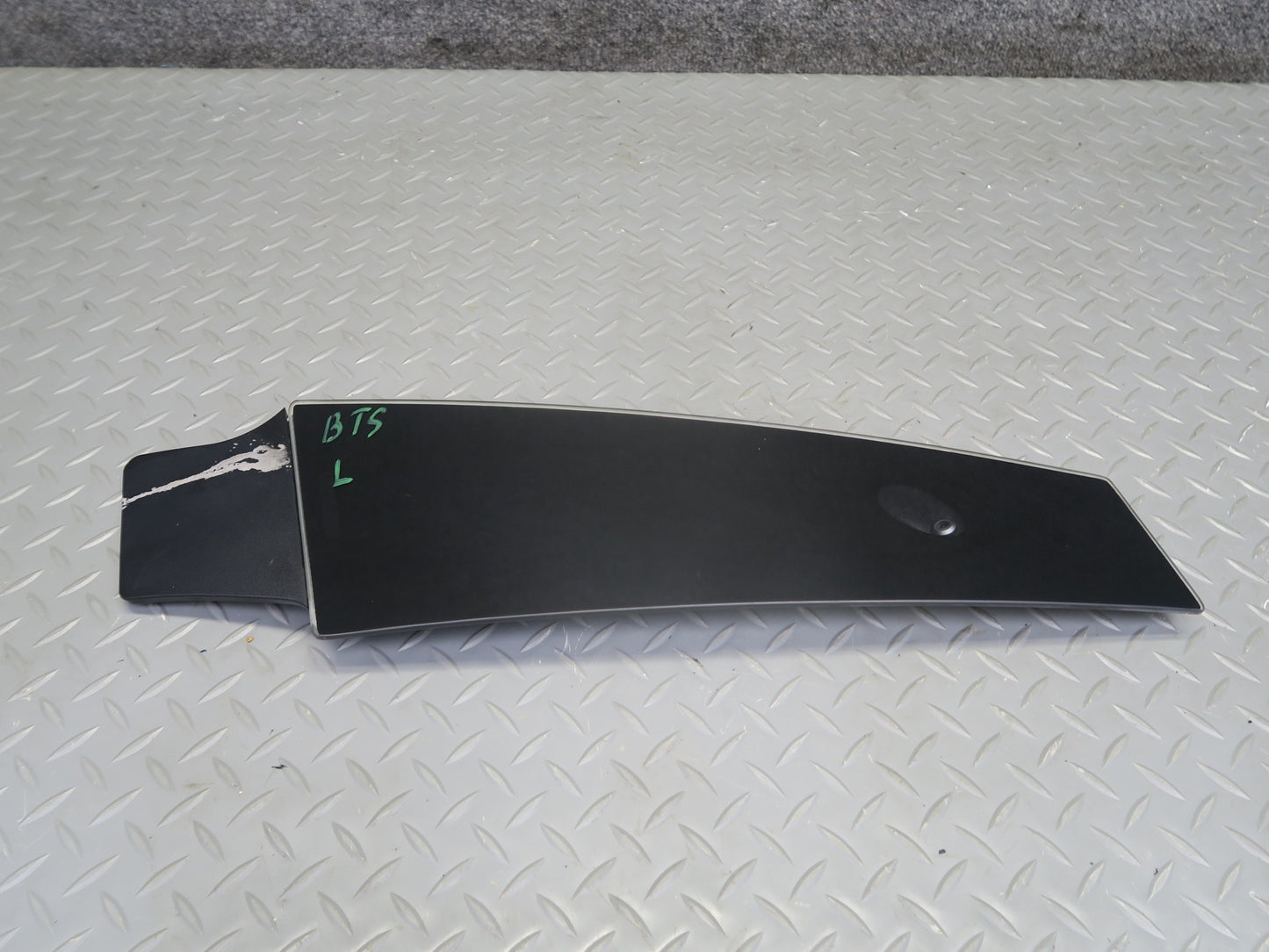 2016-2019 Tesla Model S 75D Left Driver Side B-pillar Glass Applique W/ Camera