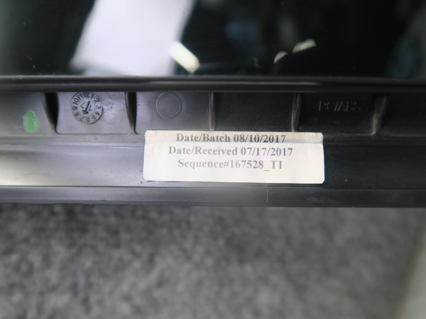 2016-2019 Tesla Model S 75D Rear Left Driver Side Quarter Window Glass