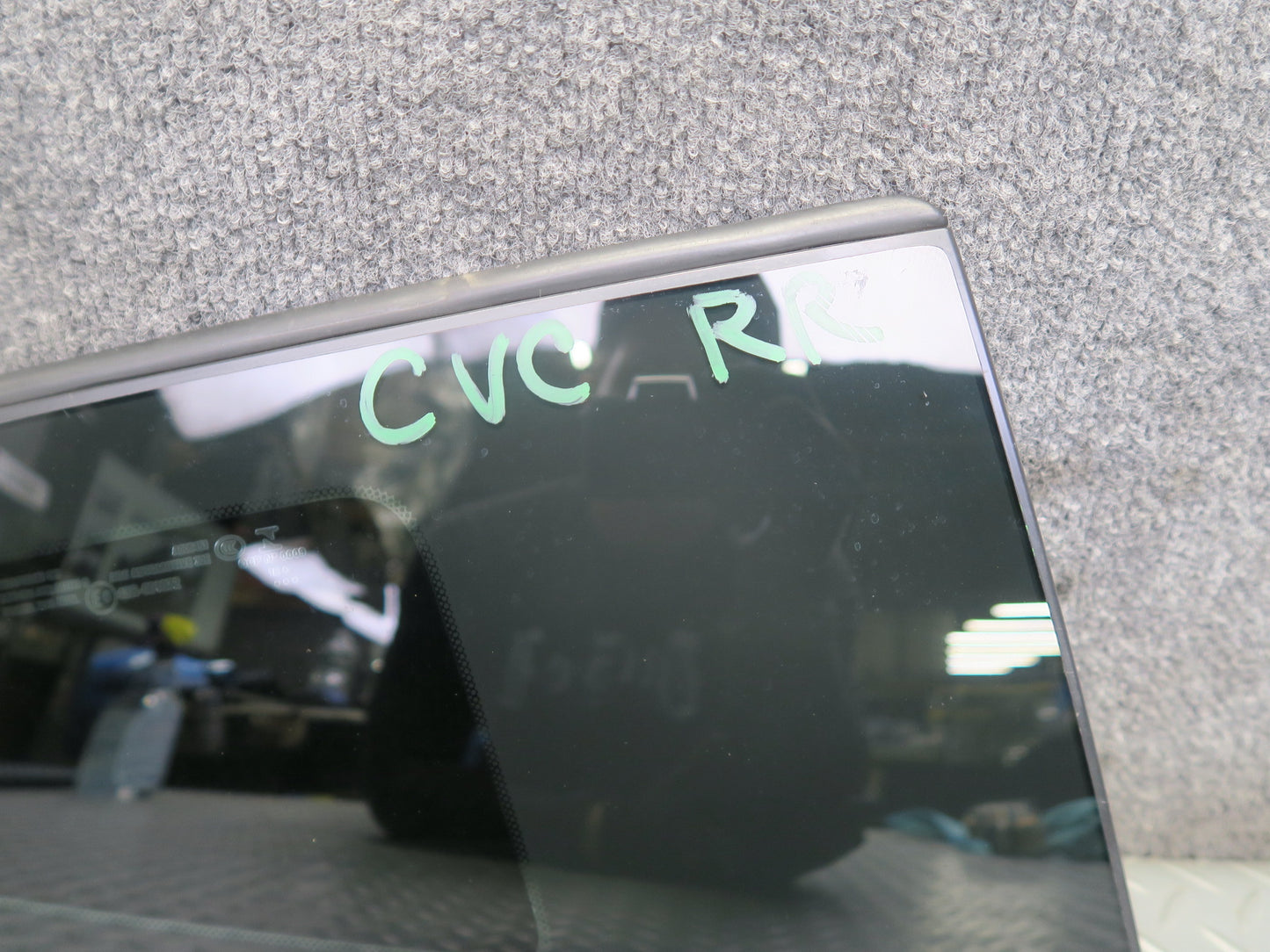 14-19 Chevrolet Corvette C7 Coupe Rear Right Quarter Glass Window OEM
