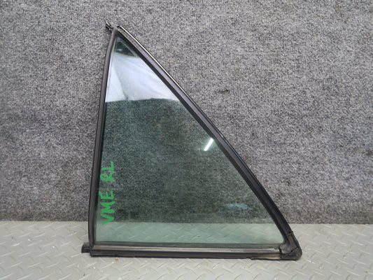 1990 Mercedes W124 300E Rear Left Door Quarter Glass Window OEM