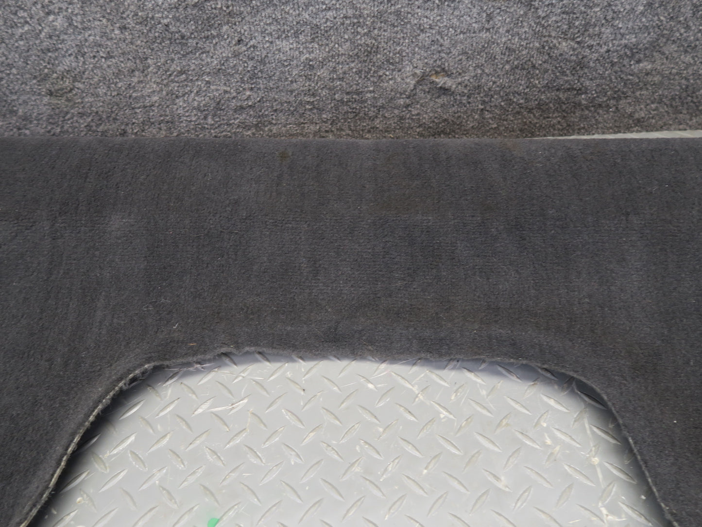 05-11 Chevrolet Corvette C6 Coupe Rear Seat Back Trim Carpet Cover Panel OEM