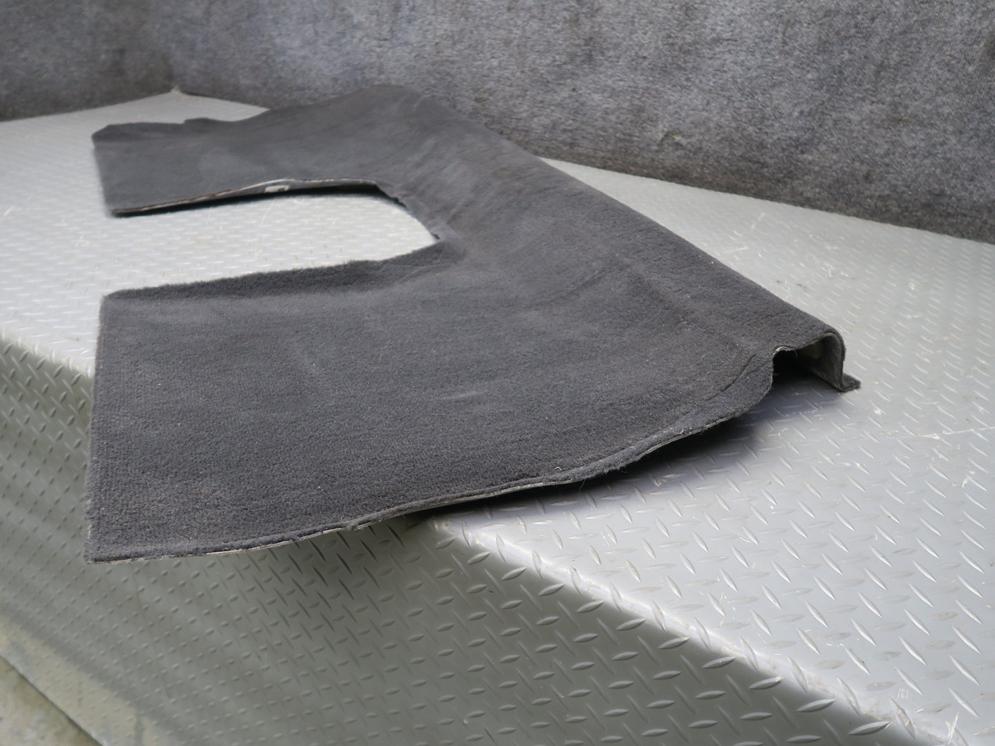 05-11 Chevrolet Corvette C6 Coupe Rear Seat Back Trim Carpet Cover Panel OEM