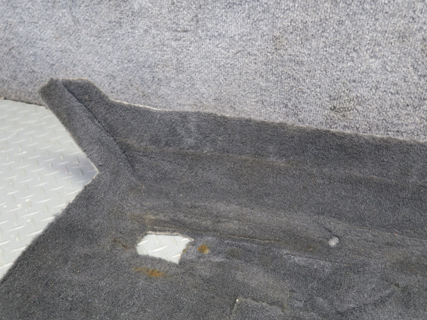05-13 Chevrolet Corvette C6 Front Left Floor Carpet Liner Black 15265986 OEM