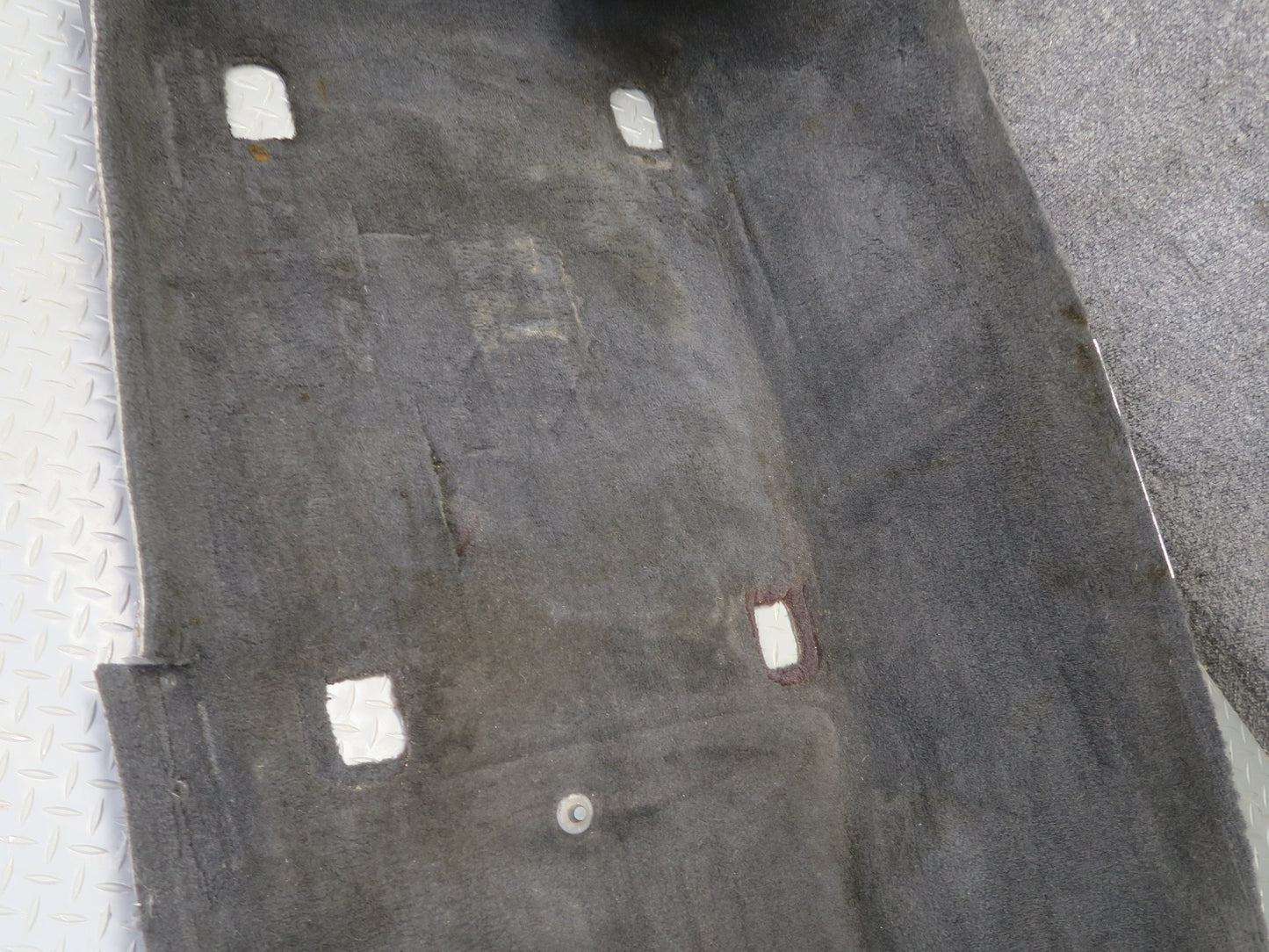05-13 Chevrolet Corvette C6 Front Right Floor Carpet Liner Black 15265989 OEM