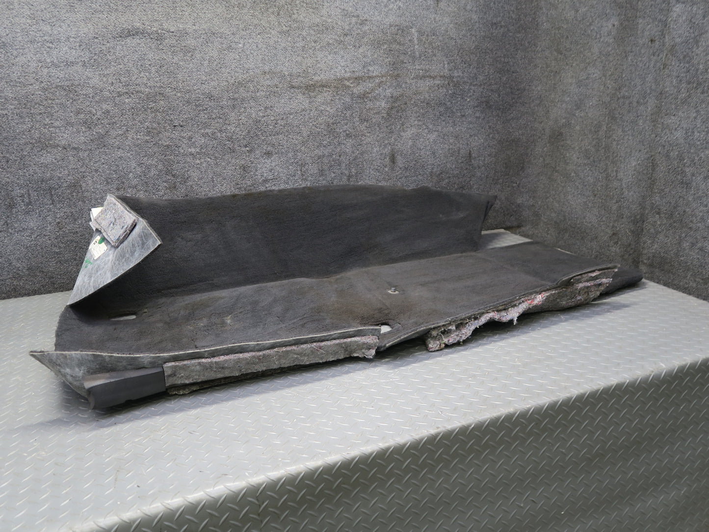 05-13 Chevrolet Corvette C6 Front Right Floor Carpet Liner Black 15265989 OEM