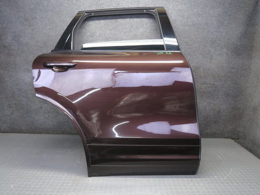 2011-2018 Porsche Cayenne 958 Rear Right Door Shell Panel w Glass Mahagony