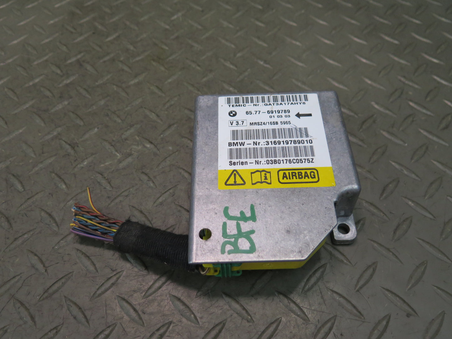 98-03 BMW E39 540ia CENTER CONSOLE CONTROL MODULE UNIT OEM