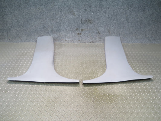 97-03 BMW E39 540ia Set of 2 Left & Right Lower B Pillar Trim Cover Gray OEM