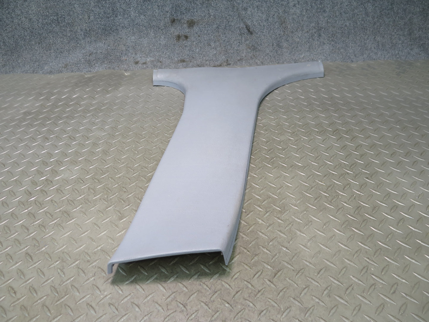 97-03 BMW E39 540ia Set of 2 Left & Right Lower B Pillar Trim Cover Gray OEM