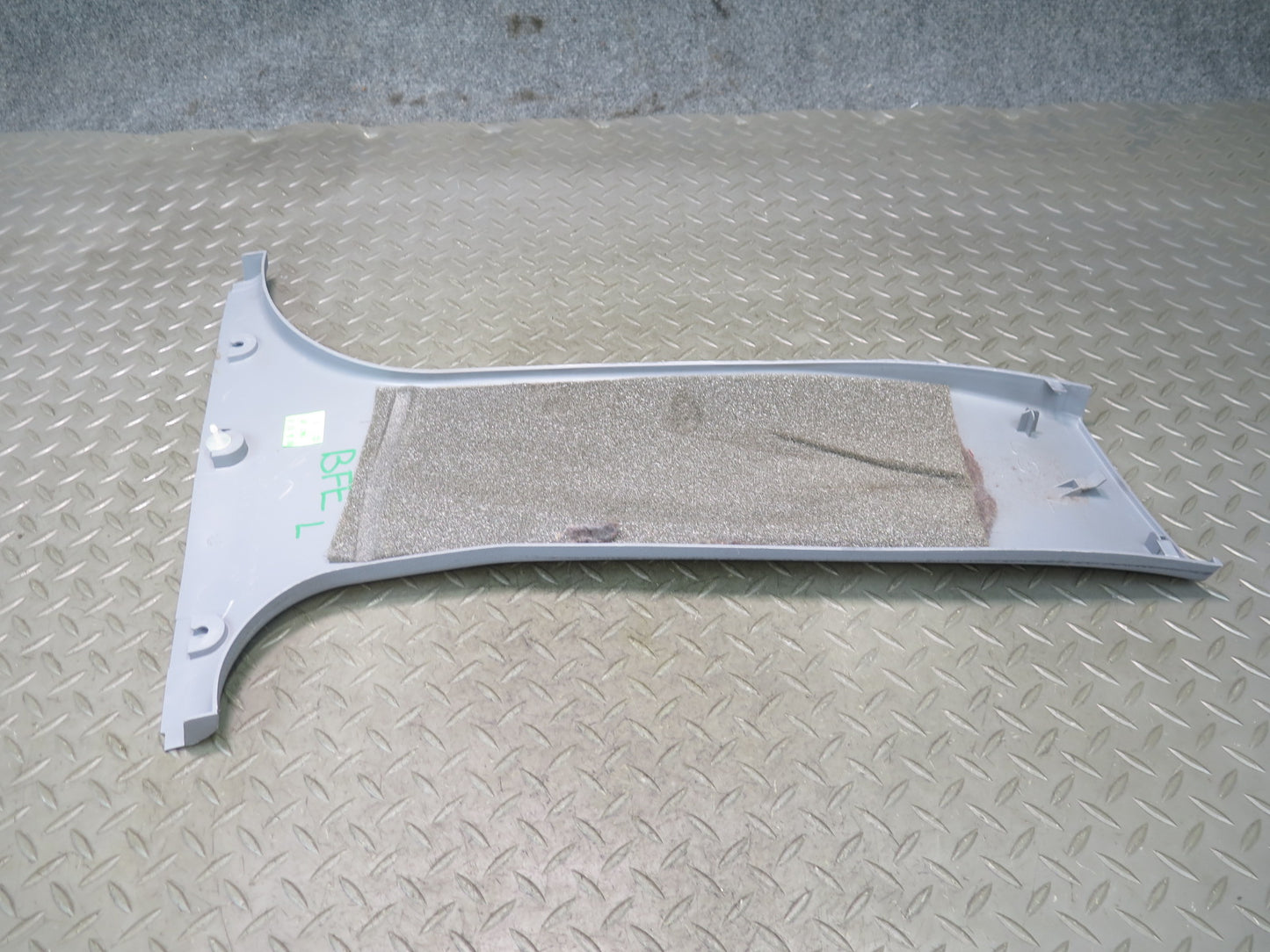 97-03 BMW E39 540ia Set of 2 Left & Right Lower B Pillar Trim Cover Gray OEM