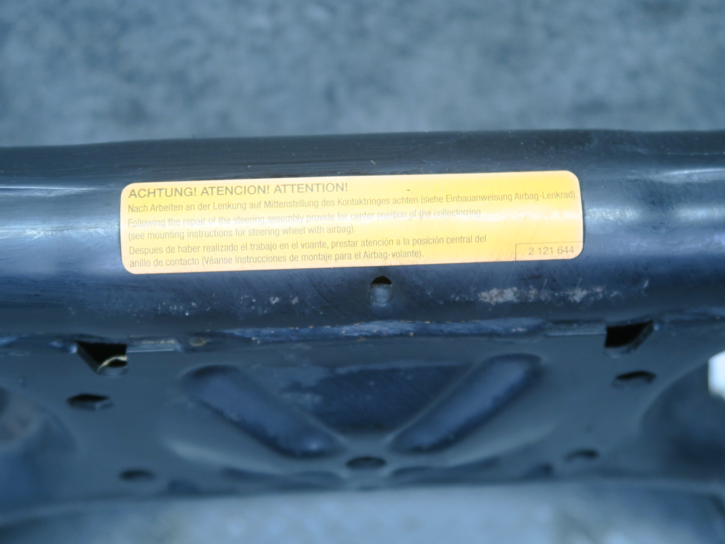 97-03 BMW E39 540ia 4.4L M62 Front Suspension Crossmember w Heat Shield Assy OEM