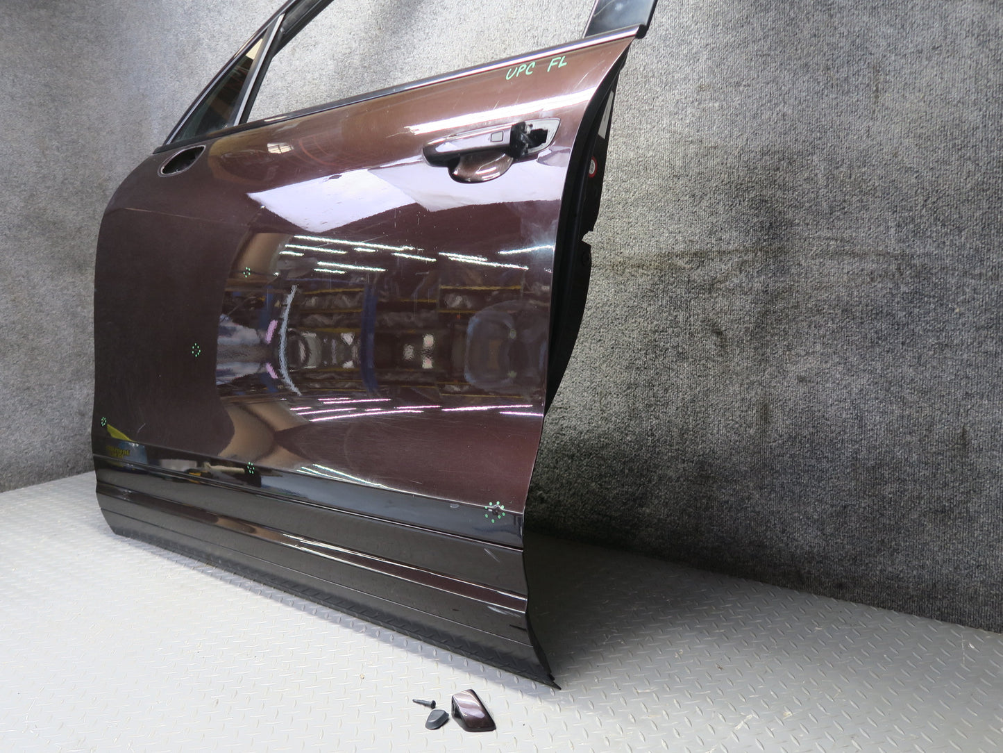 2011-2018 Porsche Cayenne 958 Front Left Door Shell Panel w Glass Mahagony
