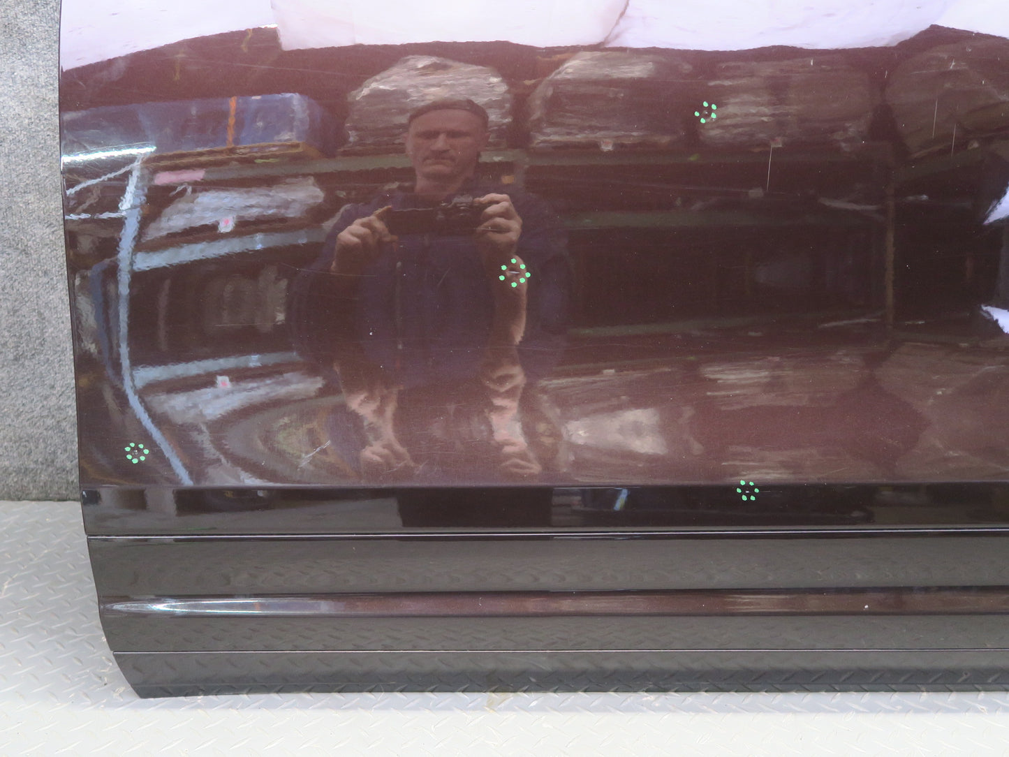 2011-2018 Porsche Cayenne 958 Front Left Door Shell Panel w Glass Mahagony