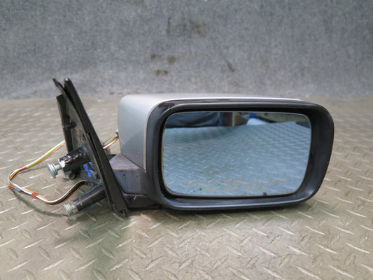 00-03 BMW E39 540ia Front Right Side View Heated Power Mirror Titan Silver OEM
