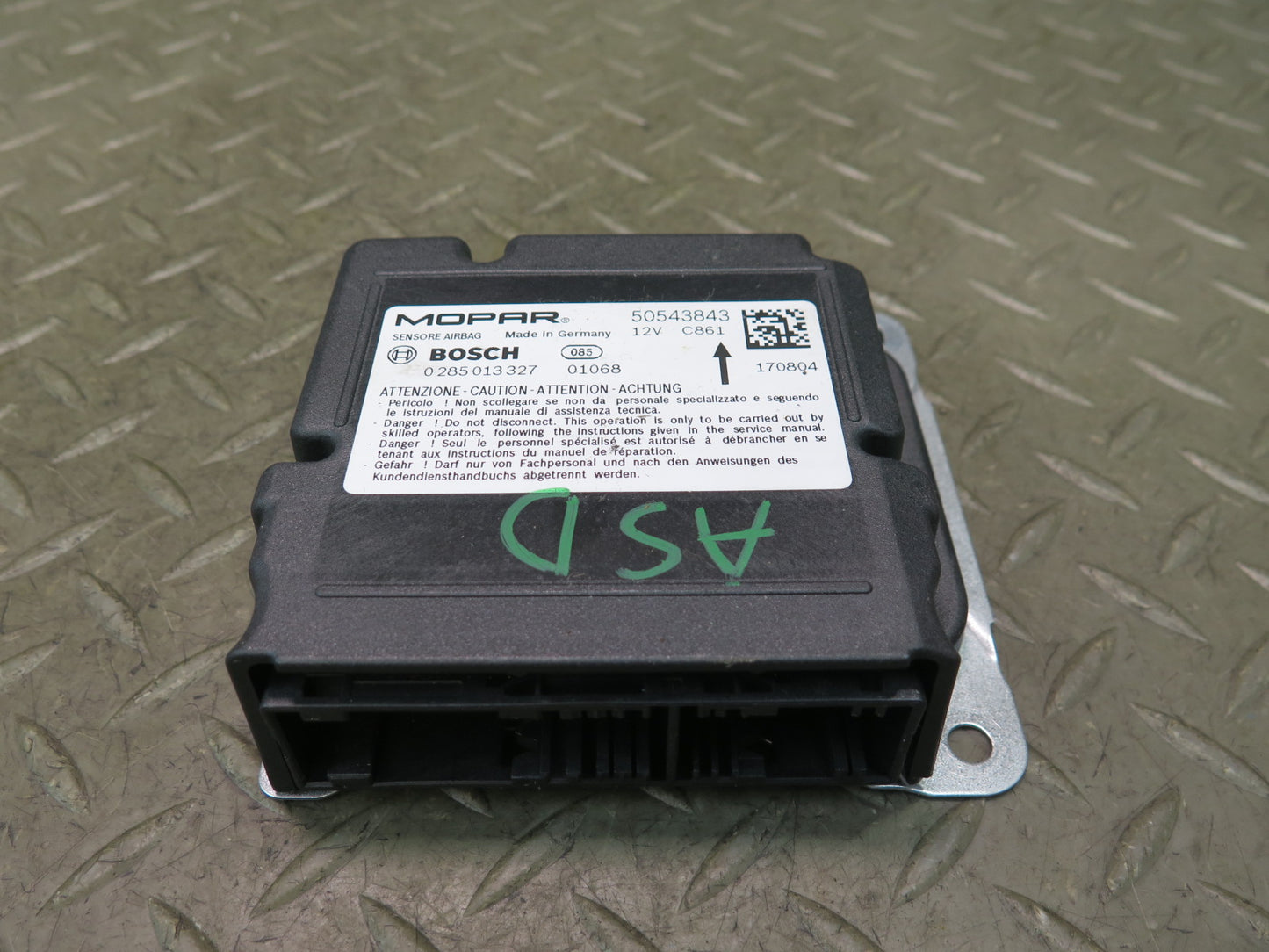 17-19 ALFA ROMEO STELVIO RESTRAINT DIAGNOSTIC COMPUTER MODULE SRS UNIT OEM