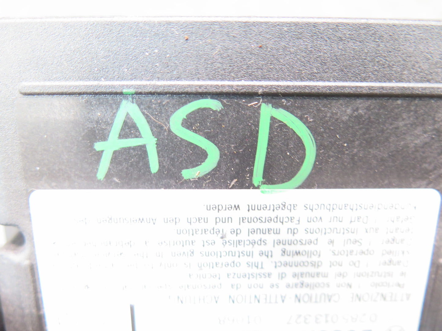 17-19 ALFA ROMEO STELVIO RESTRAINT DIAGNOSTIC COMPUTER MODULE SRS UNIT OEM