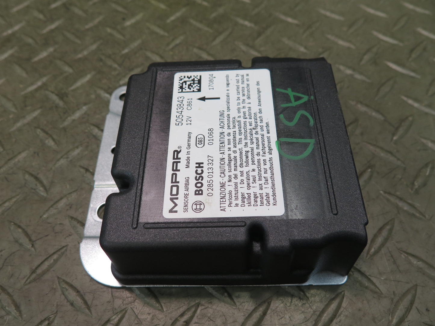 17-19 ALFA ROMEO STELVIO RESTRAINT DIAGNOSTIC COMPUTER MODULE SRS UNIT OEM