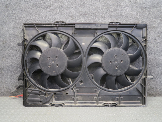 2015-2018 Porsche Macan Turbo 3.6L Engine Cooling Dual Fan Motor Shroud