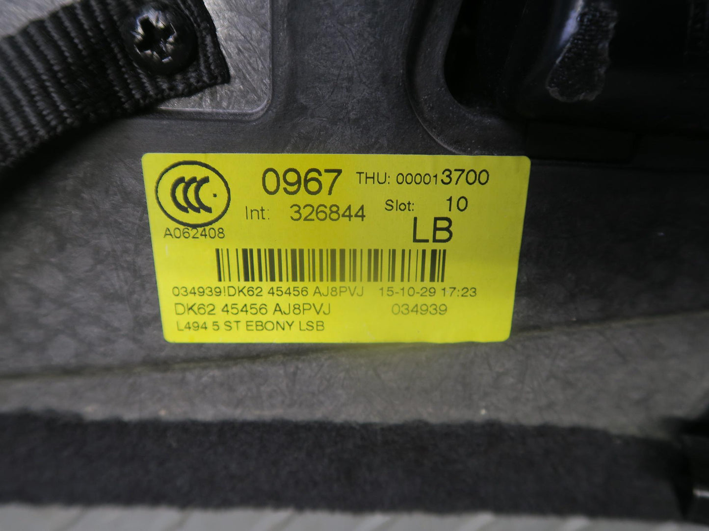 2014-2022 Range Rover Sport L494 Rear Trunk Floor Carpet MAT Cover DK62-45456-A