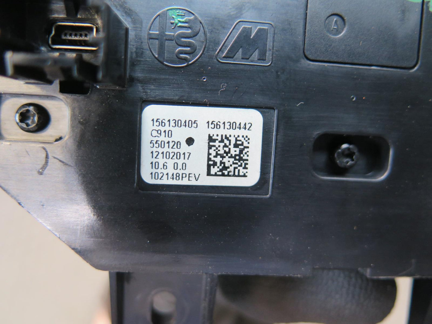 2017-2023 Alfa Romeo Stelvio Center Console Multimedia Control Switch