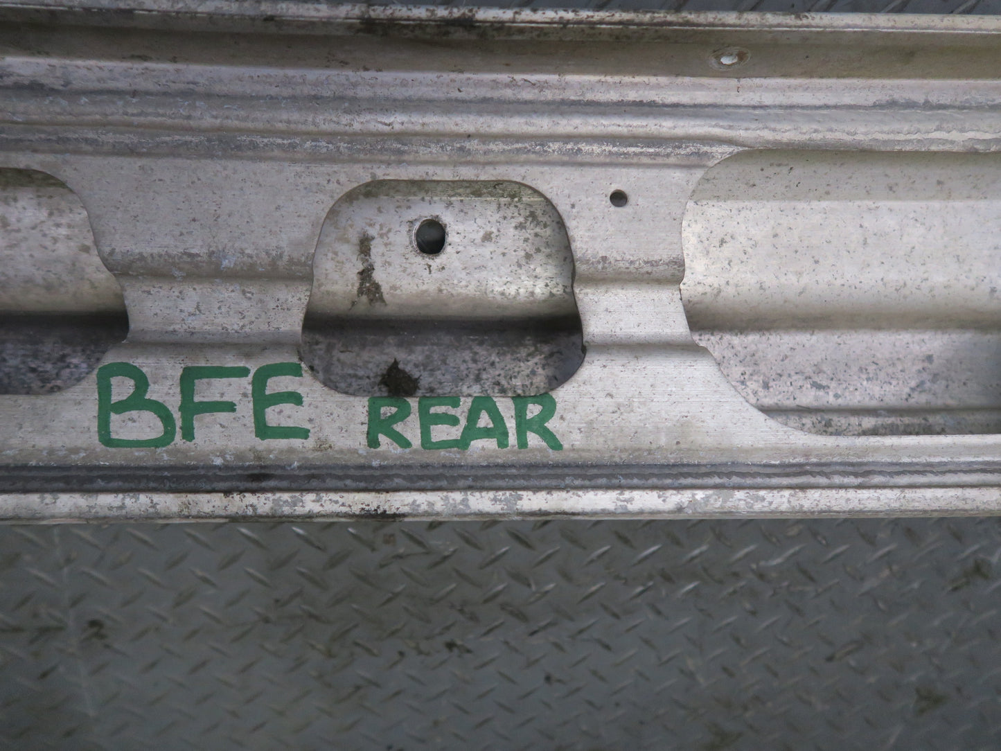 97-03 BMW E39 540i 528i Sedan Rear Bumper Reinforcement Impact Bar OEM