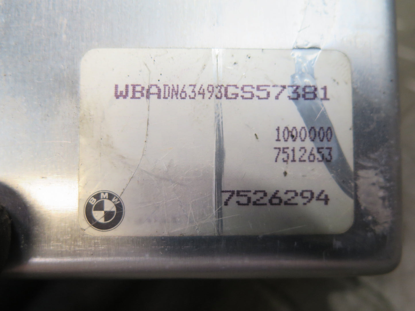 02-03 BMW E39 540i 4.4L M62 A/T Transmission Control Module Unit TCU 7512653 OEM