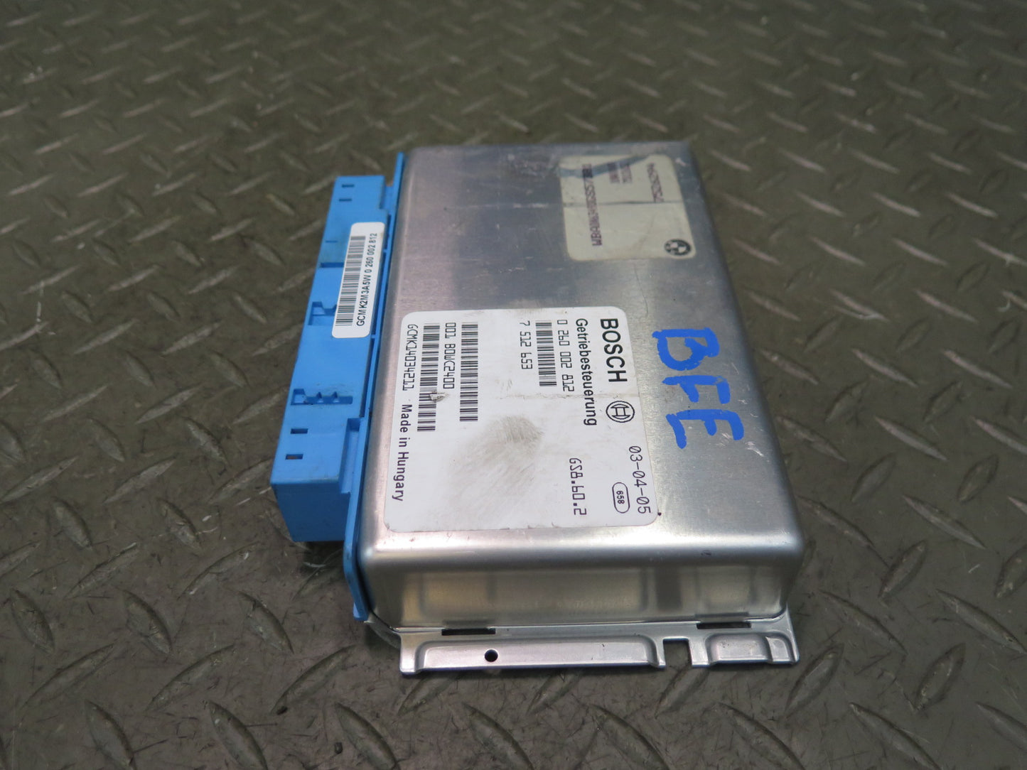 02-03 BMW E39 540i 4.4L M62 A/T Transmission Control Module Unit TCU 7512653 OEM