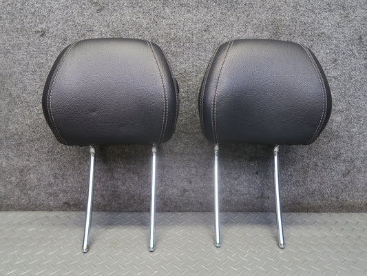 12-15 Mercedes W166 Ml-class Set of 2 Front Left & Right Seat Headrest Black OEM