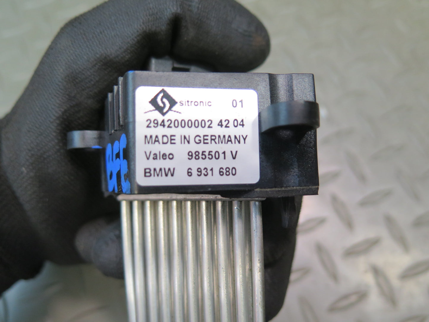 01-03 BMW E53 E39 540ia A/C Heater Blower Motor Fan & Resistor Set 8385558 OEM