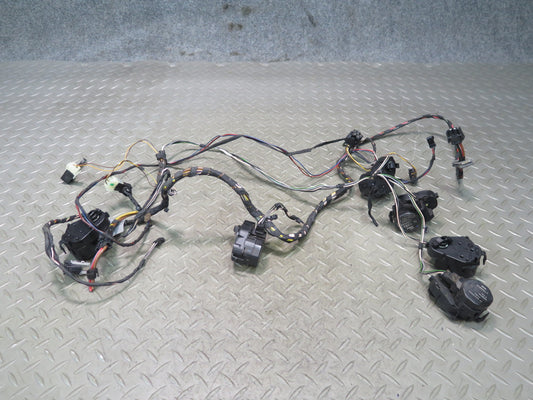 00-03 BMW E39 540ia Set of 6 A/C Heater Flap Door Actuator Motor Wiring Set OEM