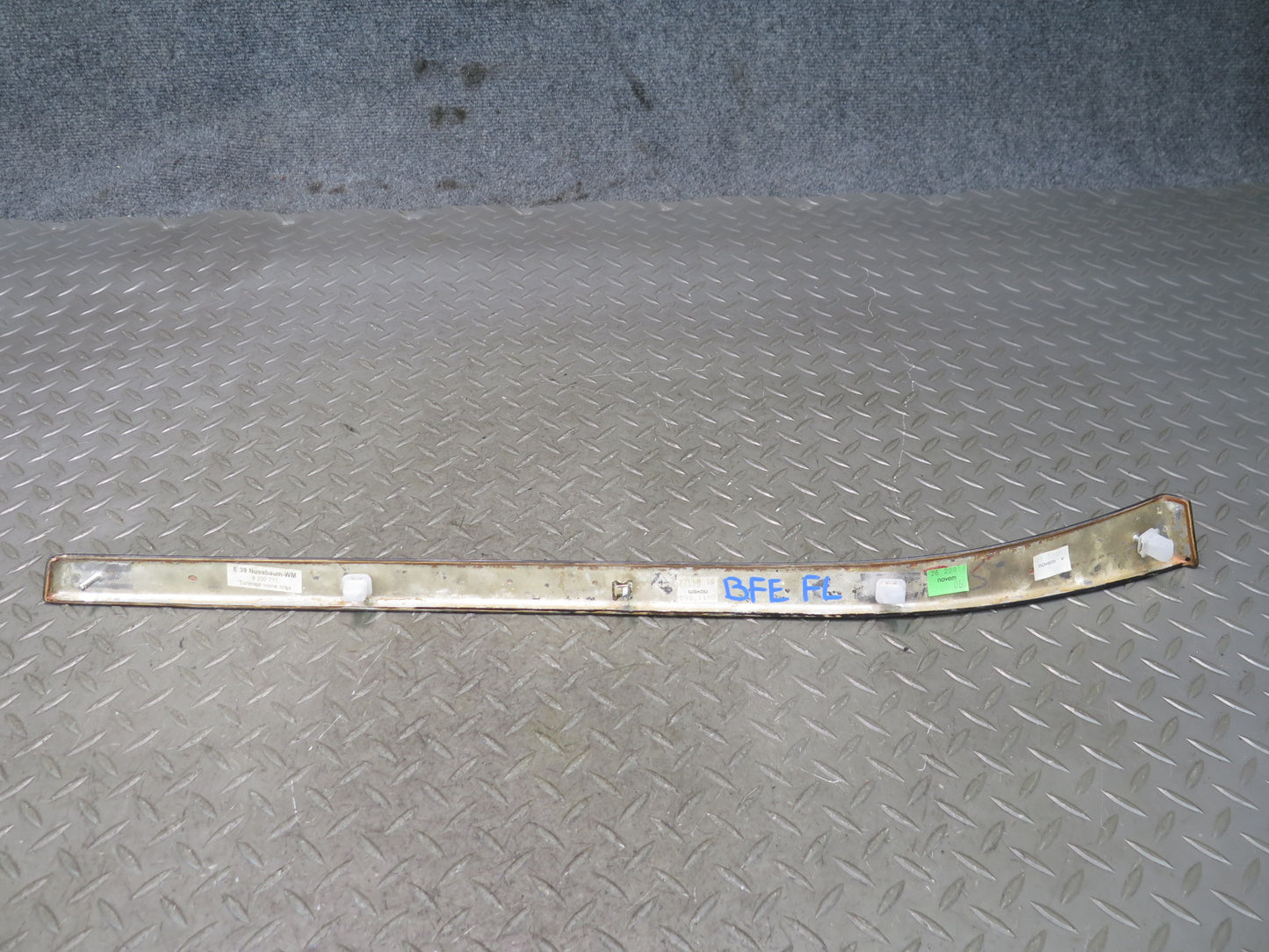 97-03 BMW E39 540ia Set of 4 Front & Rear Interior Door Woodgrain Trim Cover OEM