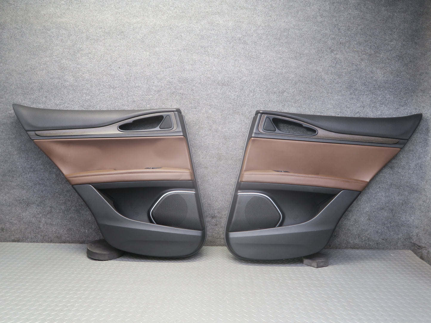 2017-2023 Alfa Romeo Stelvio Rear Left & Right Door Trim Cover Panel Set of 2