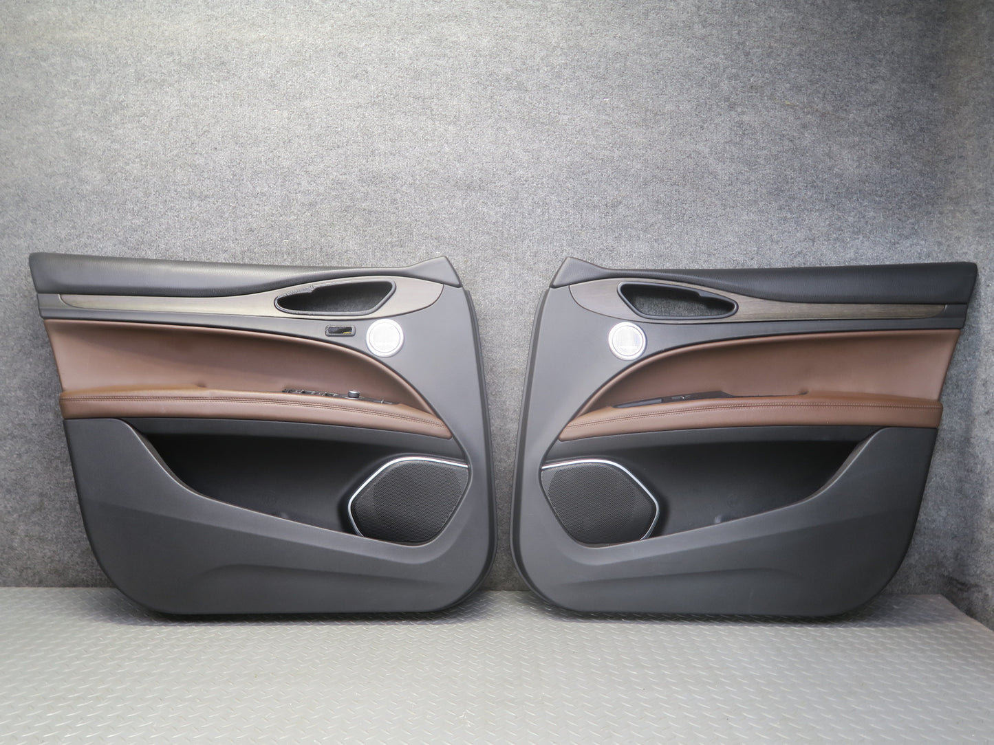 2017-2023 Alfa Romeo Stelvio Front Left & Right Door Trim Cover Panel Set of 2