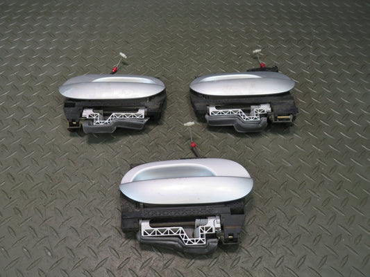 97-03 BMW E39 540ia Set of 3 Front & Rear Left  Right Door Exterior Handle OEM