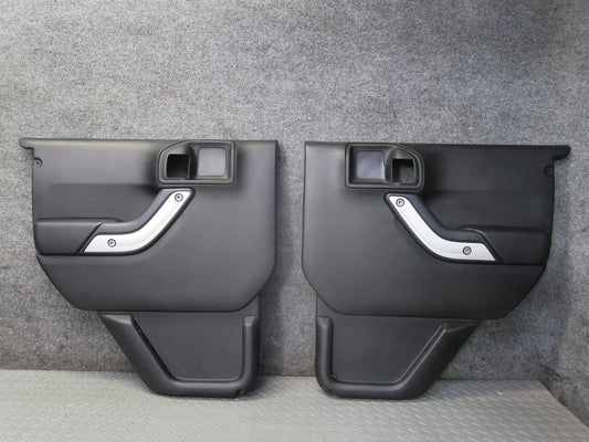 11-17 Jeep Wrangler JK 4-DOOR Set of 2 Rear Door Interior Trim Panel Cover OEM