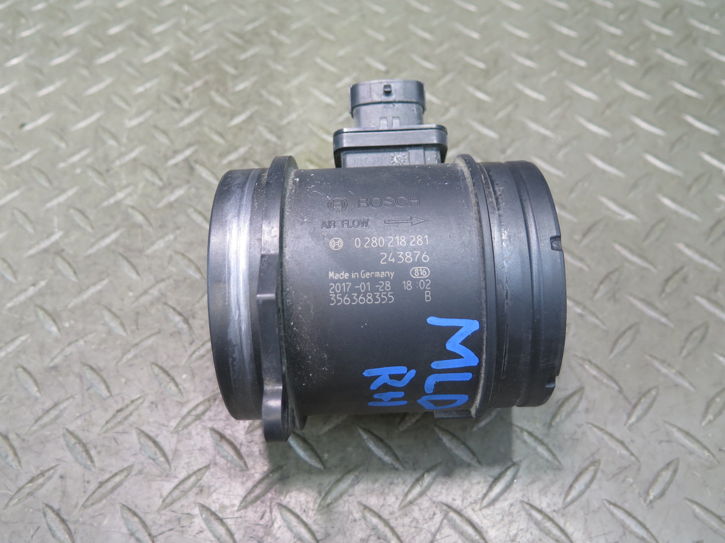 2017-2020 Maserati Levante M161 Mass Air Flow Meter MAF Sensor 0280218281