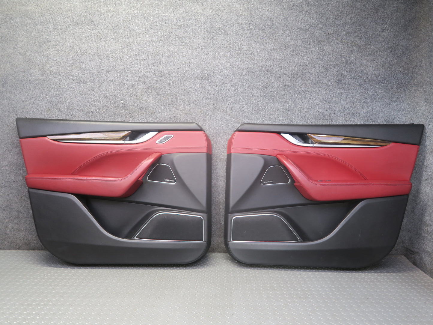 2017-2020 Maserati Levante M161 Front Door Interior Trim Cover Panel Set of 2