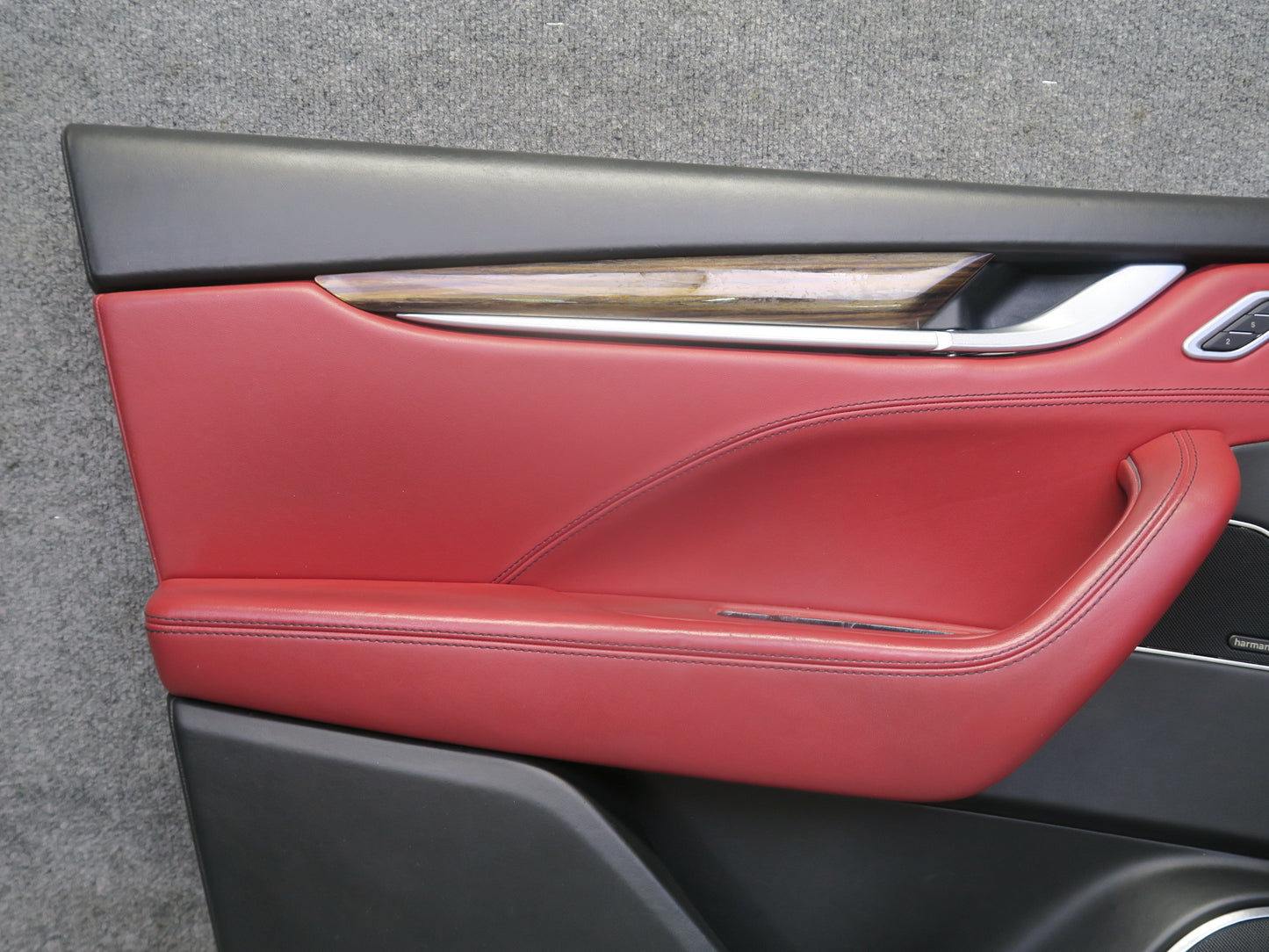 2017-2020 Maserati Levante M161 Front Door Interior Trim Cover Panel Set of 2