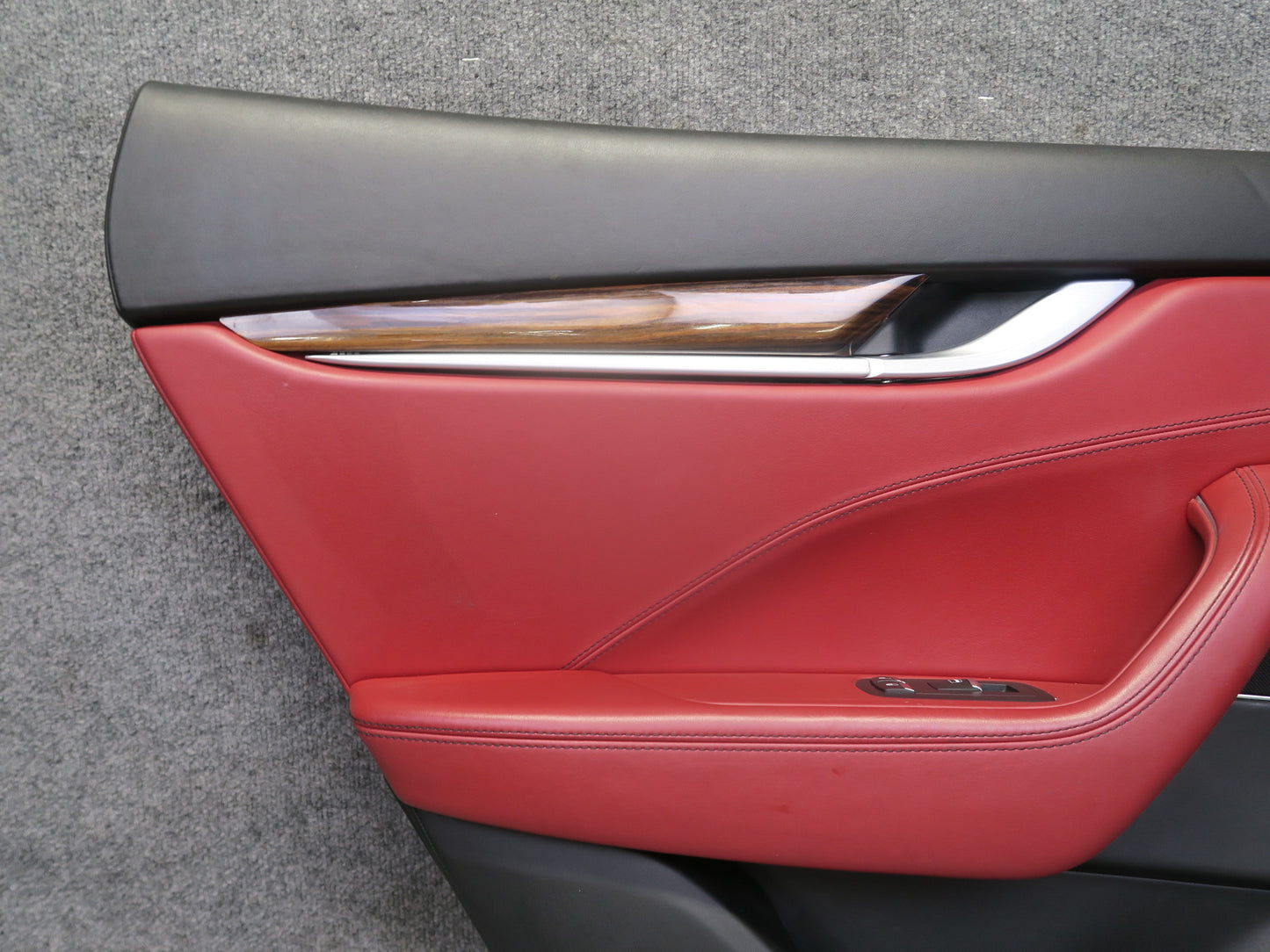 2017-2020 Maserati Levante M161 Rear Door Interior Trim Cover Panel Set of 2