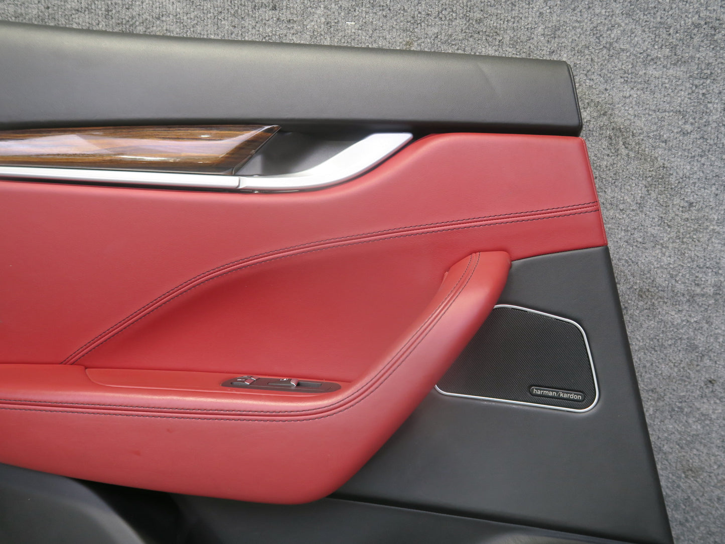 2017-2020 Maserati Levante M161 Rear Door Interior Trim Cover Panel Set of 2