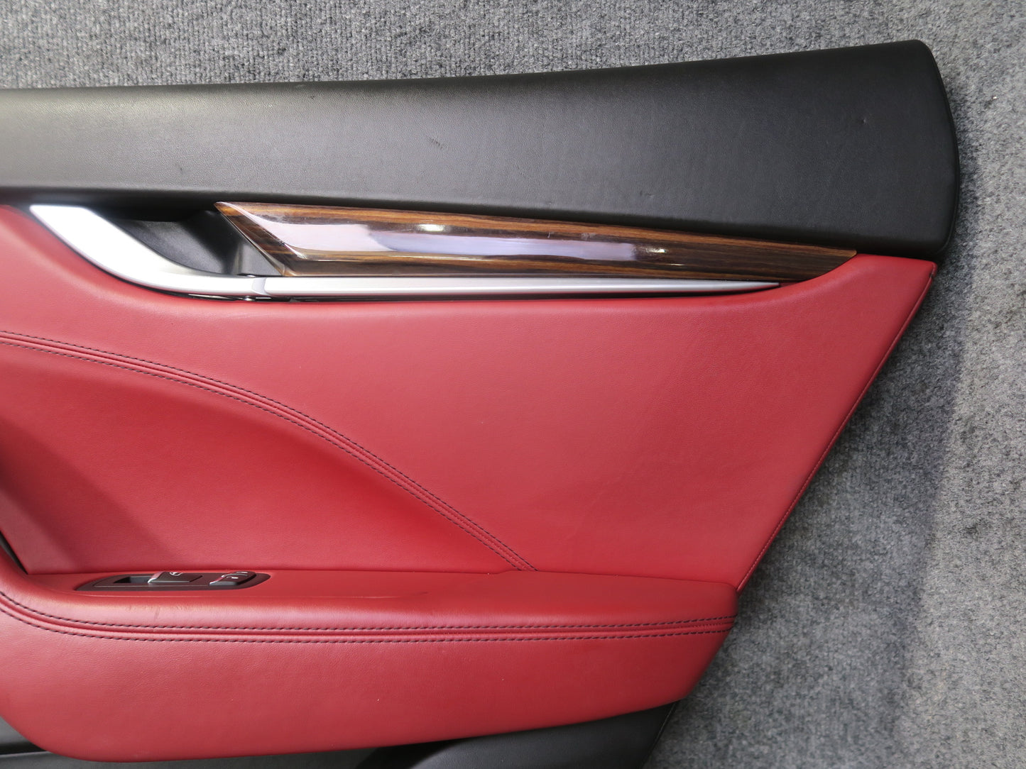 2017-2020 Maserati Levante M161 Rear Door Interior Trim Cover Panel Set of 2