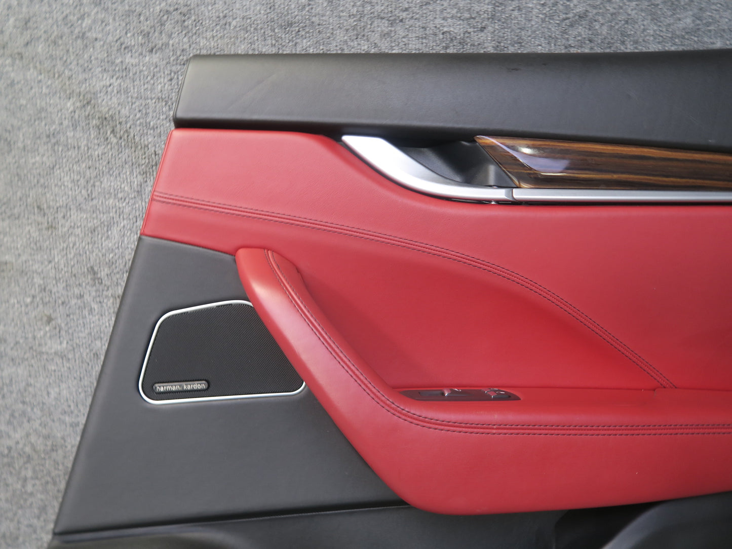 2017-2020 Maserati Levante M161 Rear Door Interior Trim Cover Panel Set of 2