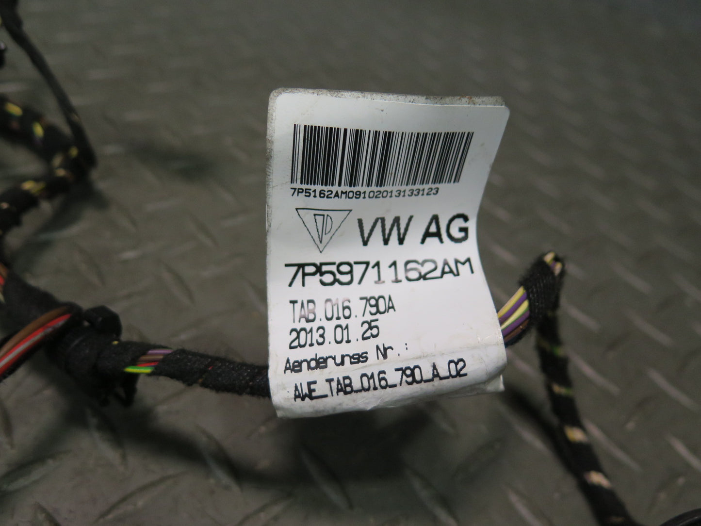 2011-2014 Porsche Cayenne 958 Front Right Door Wire Wiring Harness 7P5971162AM