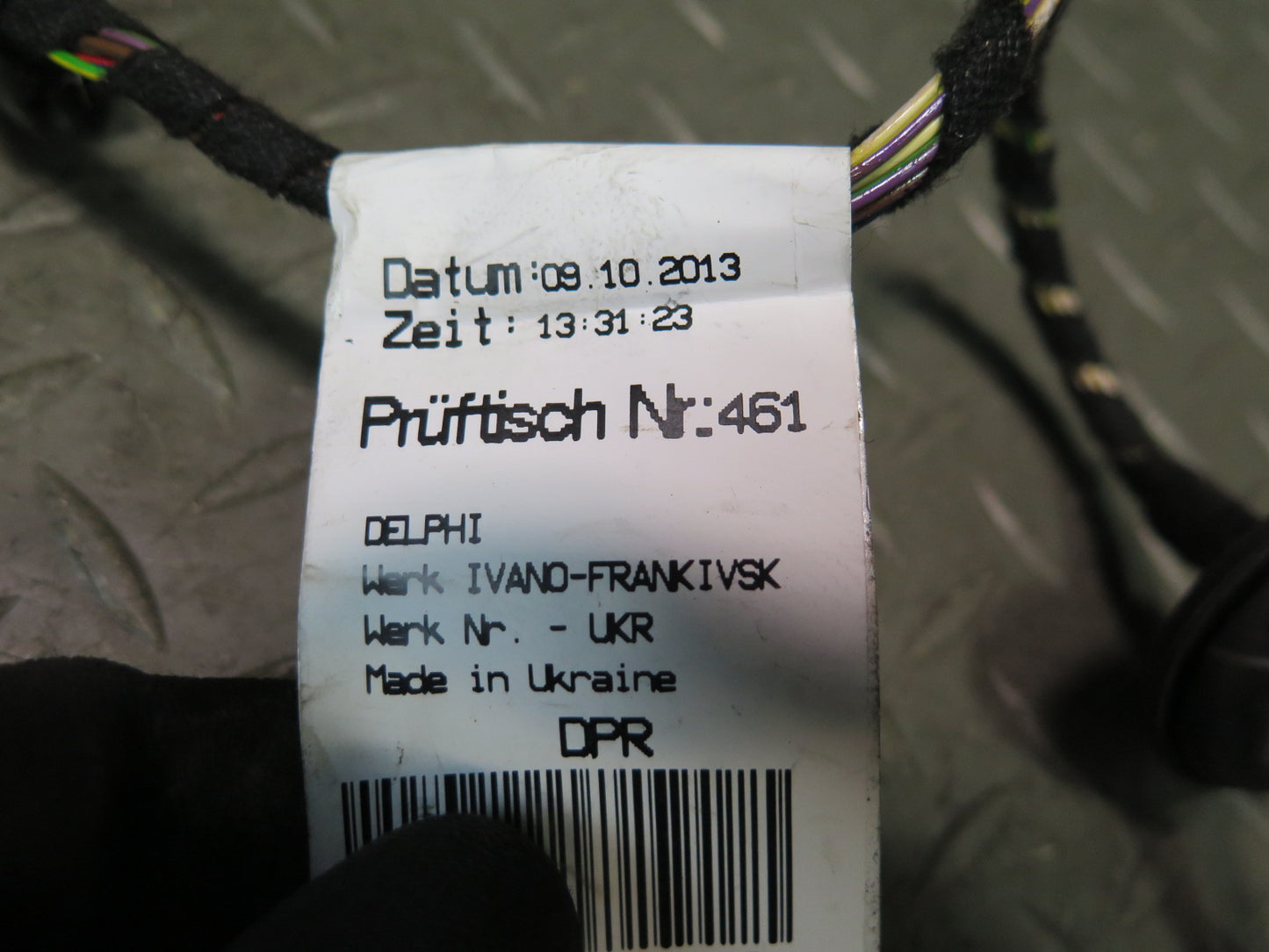 2011-2014 Porsche Cayenne 958 Front Right Door Wire Wiring Harness 7P5971162AM