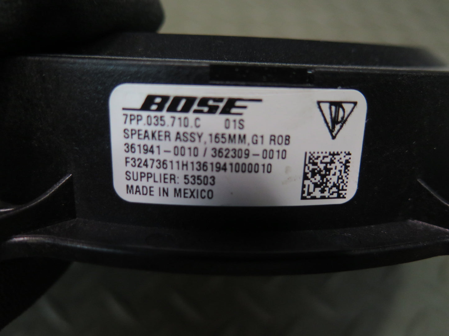 2011-2018 Porsche Cayenne 958 Rear Left & Right Door Bose Audio Speaker Set of 2