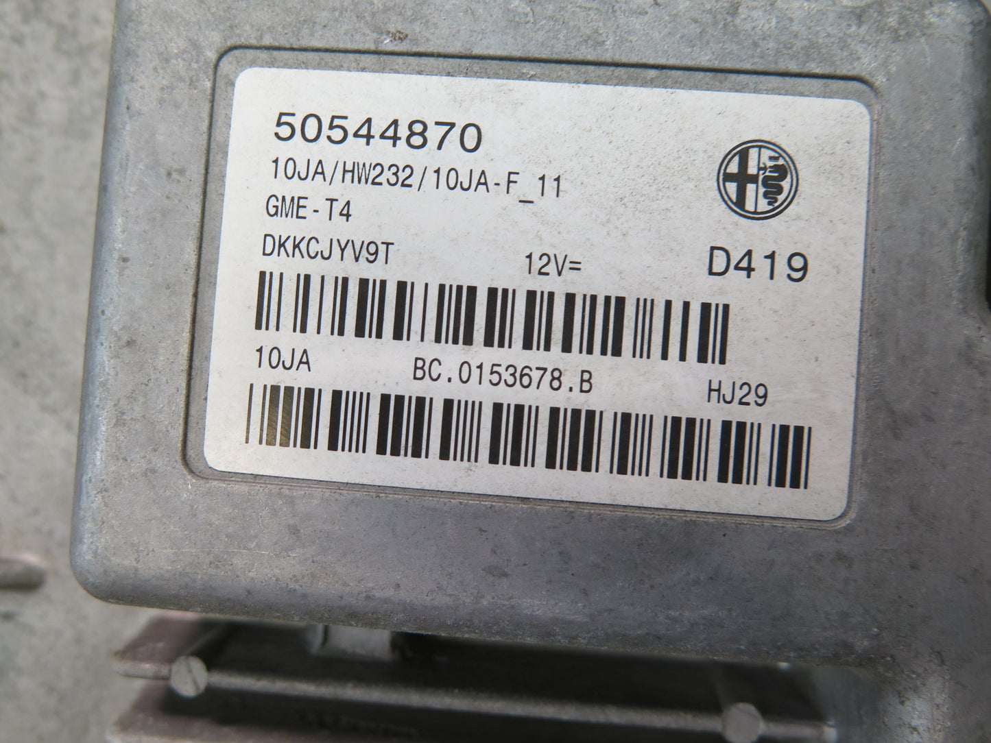 2017-2023 Alfa Romeo Stelvio Q4 2.0L Engine Computer Control Module Unit ECU