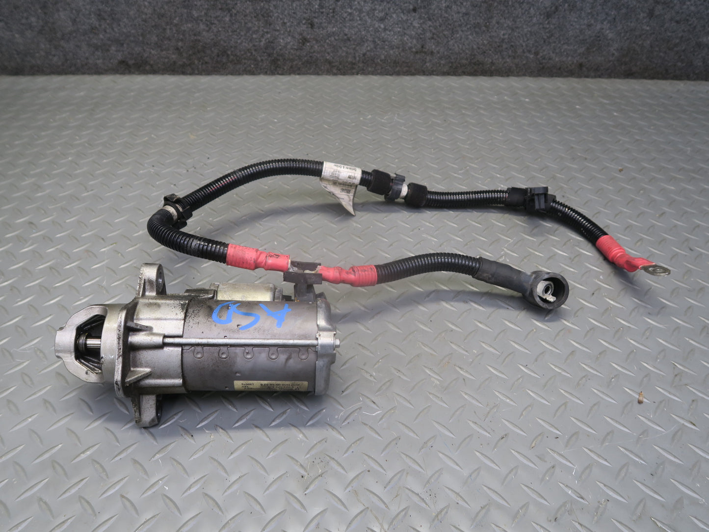 2017-2023 Alfa Romeo Stelvio 2.0L Engine Starter Motor W/ Positive Battery Cable